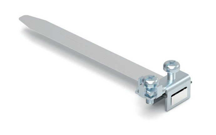 Хомут для уравнивания потенциалов, D0-124 мм (NE1100) Хомут для уравнивания потенциалов