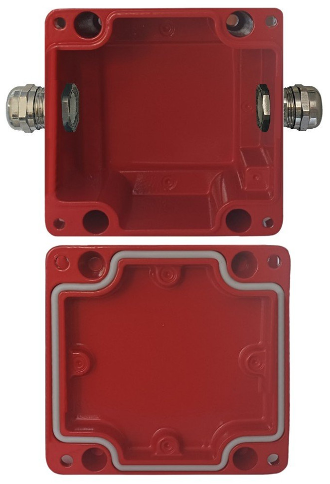 МКС "Мороз", 2МВ, IP66/IP68, красный Коробка коммутационная металлическая