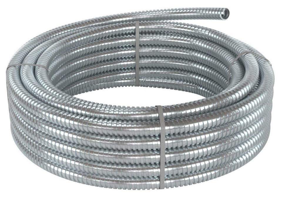 Металлорукав из оцинкованной стали DN 12мм (667R1215) Металлорукав из оцинкованной стали