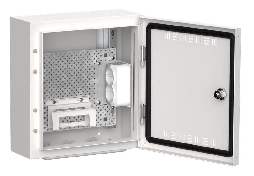 Корпус мультимедиа TITAN 5 ЩРн-12 (1х12) 335х310х140 IP30 белый (TI5-51-N-012-30) Корпус металлический
