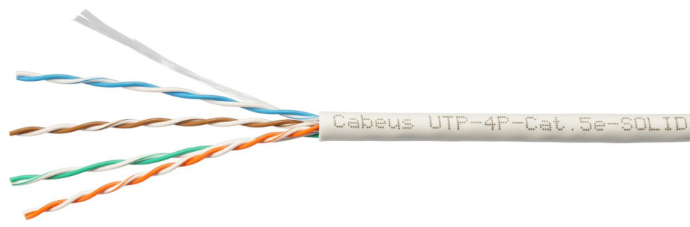 UTP-4P-Cat.5e-SOLID-LSZH-GY-LIGHT (9996c) Кабель «витая пара» (LAN) для структурированных систем связи