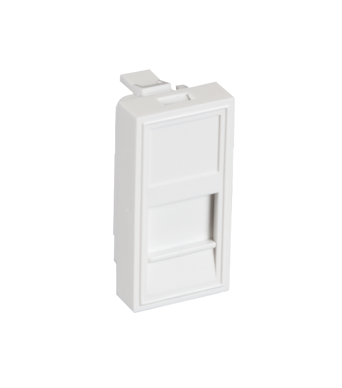 EC-IMH-1-WT-10 (10шт) Вставка 45х45 (Mosaic) для 1 модуля Keystone Jack