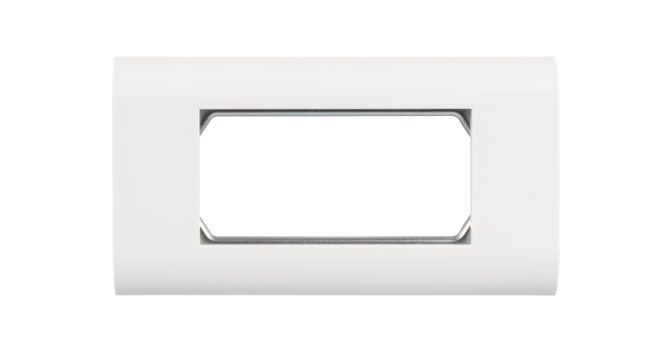 NMC-PL2PM-WT Настенная лицевая панель под 2 вставки типа Mosaic 45х45мм