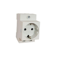 Розетка AC 30-111 с заземл. контактом на DIN-рейку CHINT (775001) Розетка с заземлением на DIN-рейку