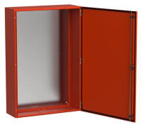Корпус металлический TITAN 5 ЩМП-120.80.30 1200х800х300 УХЛ1 IP66 RAL3020 красный с монтажной платой (TI5-13-N-120-080-030-66) Корпус металлический с монтажной платой