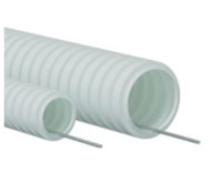 Труба ПЛЛ ПП-FR легкая D16, белая (60116HFR-W) Труба гофрированная, с зондом, не распространяющая горение, без галогена