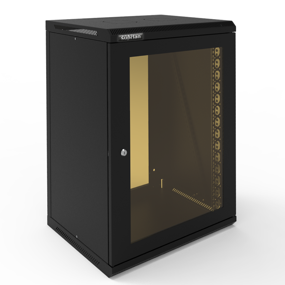 ТВС-15U-600-450-СР-9005 (05-2153-B) Шкаф настенный телекоммуникационный