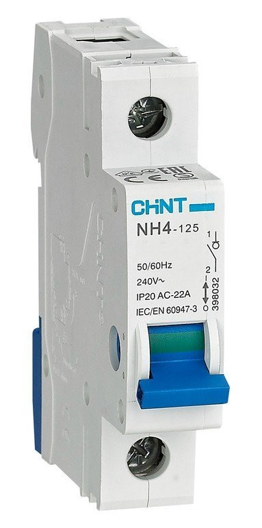 Выключатель нагрузки NH4-125 1P 63А (DB) (R) (398038) Выключатель нагрузки