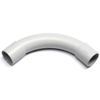 Угол 90° (единый) D50, серый (41150HF) Угол для труб, без галогена