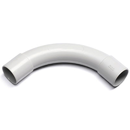 Угол 90° (единый) D50, серый (41150HF) Угол для труб, без галогена