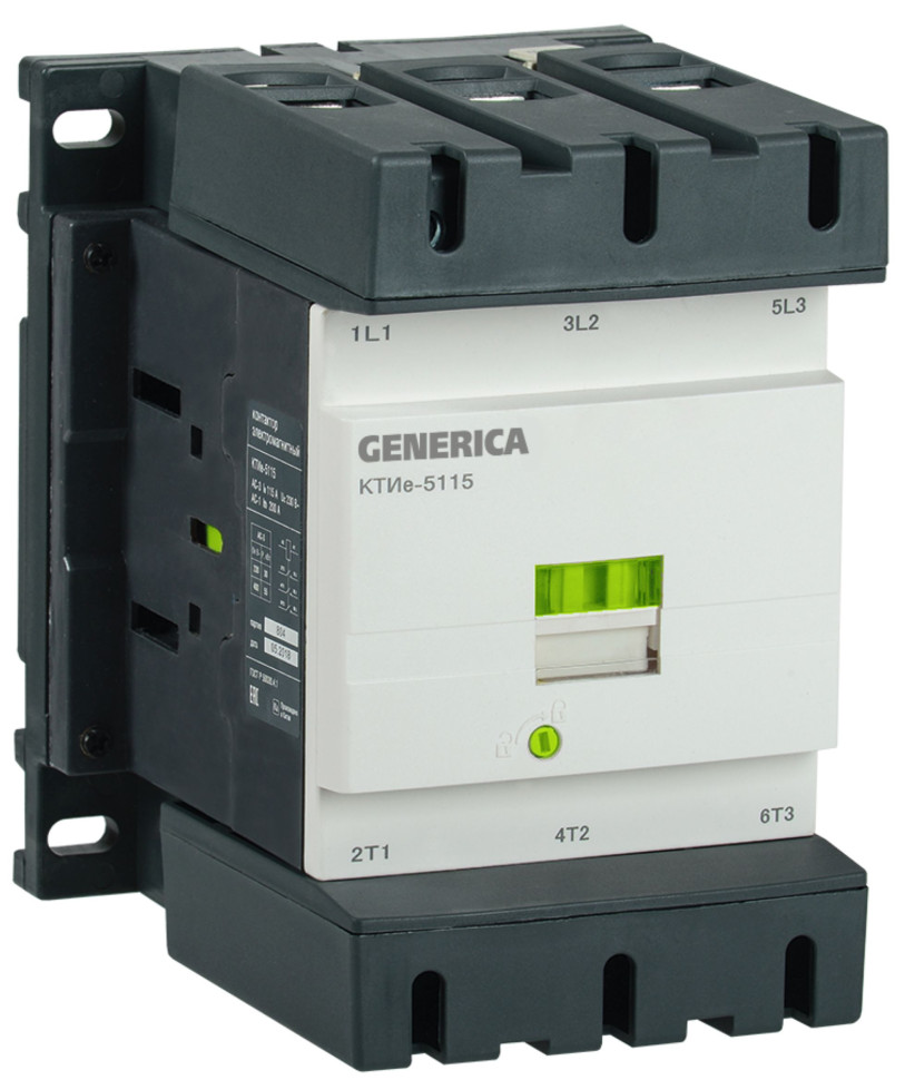 Контактор КТИе-5115 115А 230В/АС3 GENERICA (KKTE50-115-230-10) Контактор
