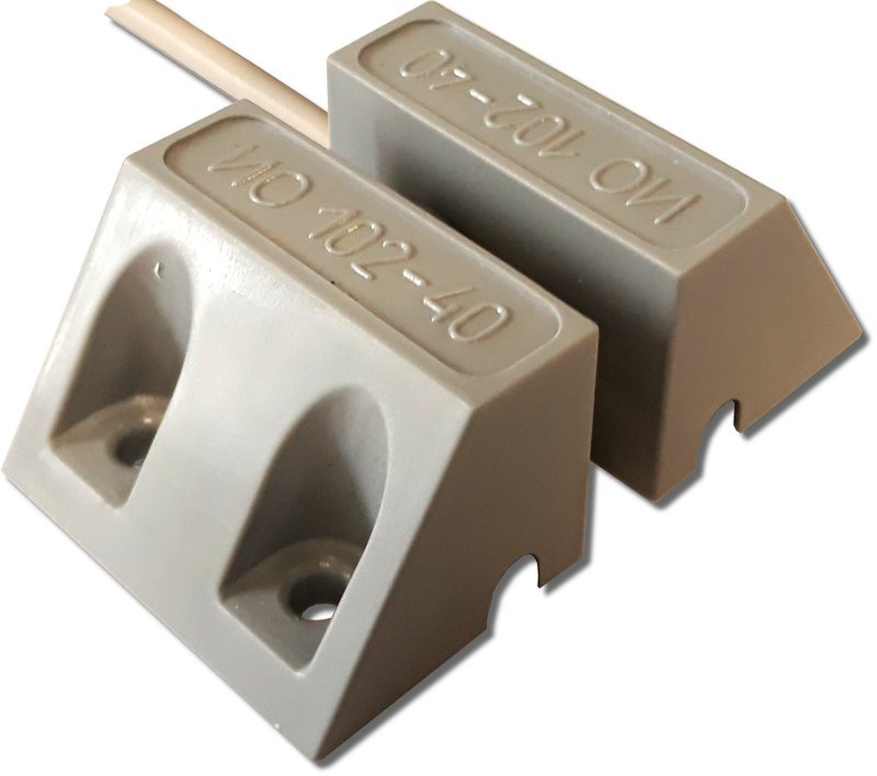 ИО 102-40 БЗП (1) (серый) Извещатель охранный точечный магнитоконтактный, кабель без защитного рукава