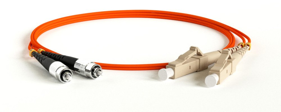 FC-D2-50-FC/PR-LC/PR-H-2M-LSZH-OR Патч-корд волоконно-оптический многомодовый