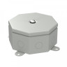 Коробка металлическая Октагон серая 130х130х63 (70-0100-7035) Коробка металлическая