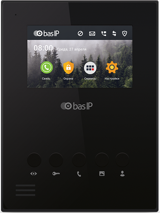 AU-04LA (AU-04L) BLACK Монитор IP-домофона