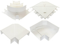 Угол плоский изменяемый для короба 130х50 (130005S) Угол плоский