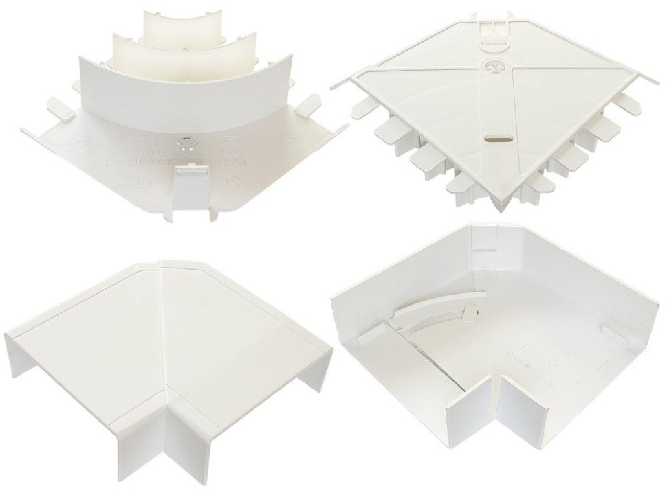 Угол плоский изменяемый для короба 130х50 (130005S) Угол плоский