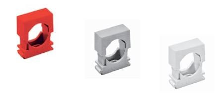 Ecoplast крепеж раздвижной для труб D24-34, АБС, белый (20 шт) (49532-20W) Крепеж раздвижной для аспирационной системы