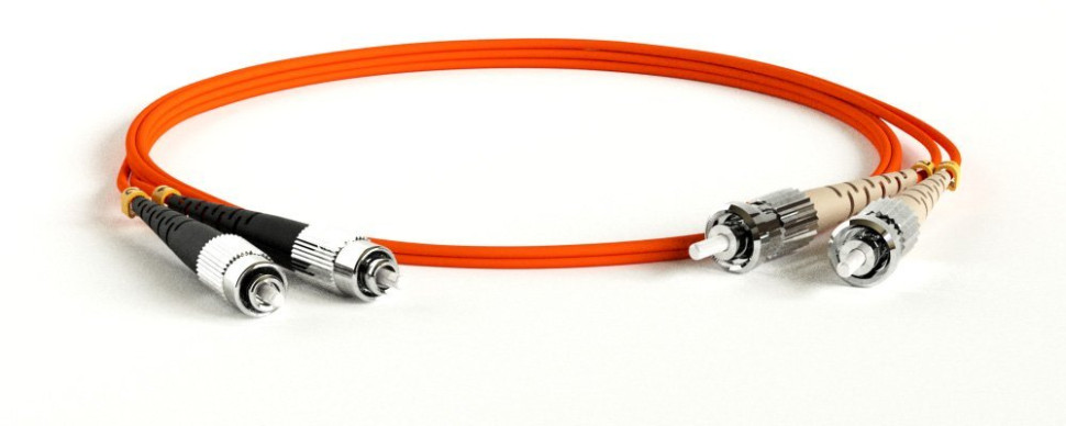 FC-D2-50-FC/PR-ST/PR-H-2M-LSZH-OR Патч-корд волоконно-оптический многомодовый