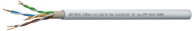 ЛОУТОКС КВПнг(А)-LSLTx-5е 1х2х0,52 (Спецкабель) Кабель «витая пара» (LAN) для структурированных систем связи