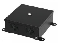 Коробка металлическая черная 150х150х60 (70-0380-9005) Коробка металлическая