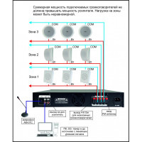 ALT-120BT Микшер-усилитель