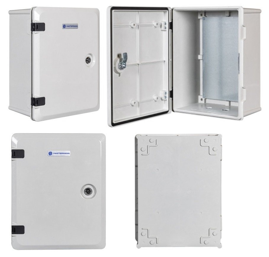 Mastermann-Пластик-2У+ Шкаф монтажный композитный