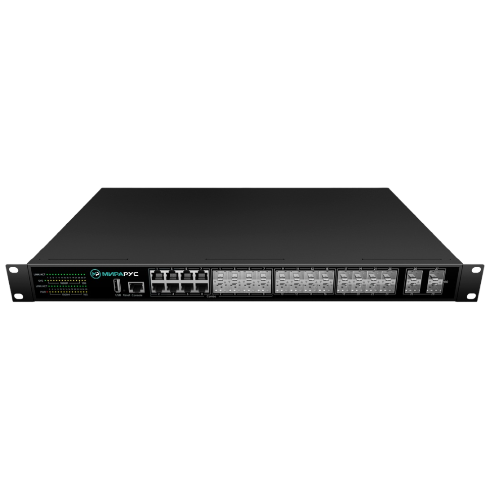 MR-SW-C3-S16C8х4 Коммутатор 16-портовый
