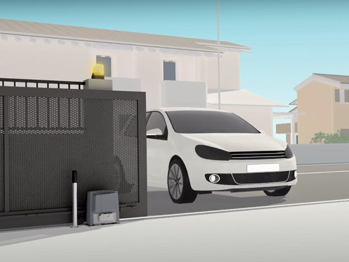 CAME BX 704 RC KIT Комплект автоматики для откатных ворот