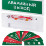 КОП-25П (IP54) "Выход", зеленый фон