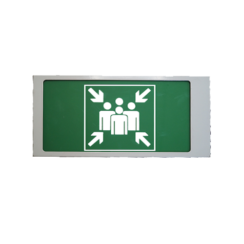 Ирида-Гефест Т-Е21-2х5-Бел/Зел-IP66-миг "Место сбора Е21" Оповещатель охранно-пожарный световой