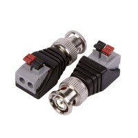 Разъем BNC штекер с быстрозажимной колодкой (блистер) REXANT (05-3076-2) Разъем под коаксиальный кабель вилка