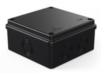 Коробка распределительная безгалогенная (HF) черная 100х100х50 б/г (40-0301-9005) Коробка распределительная