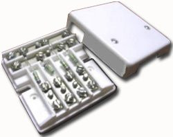 РОН белая (75 Ом) Коробка универсальная радиотрансляционной сети