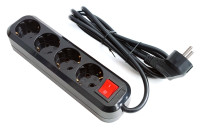 SP4B-350 Сетевой фильтр 4 розетки, 5м черный