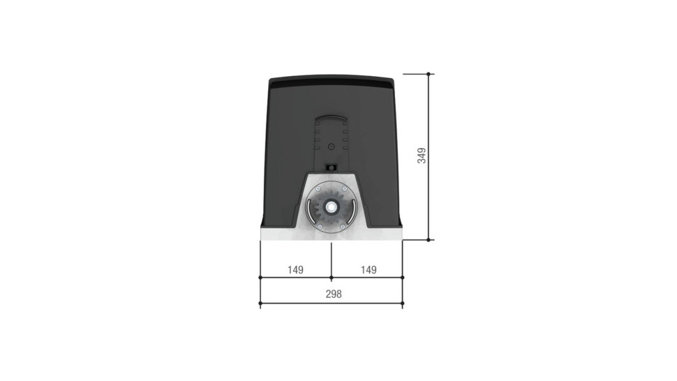 CAME BXL04AGS (801MS-0140) Привод 24 В для откатных ворот