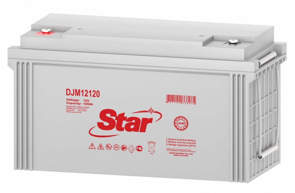 STAR DJM12120 Аккумулятор герметичный свинцово-кислотный
