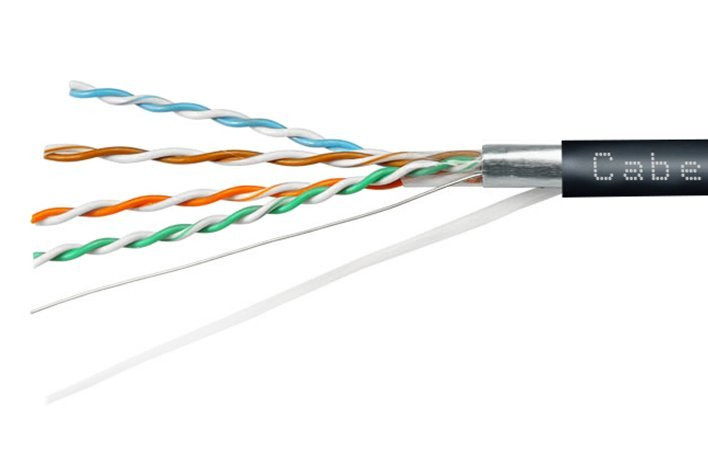 FTP-4P-Cat.5e-SOLID-OUT-LSZH-UV-20 (7176c-8) Кабель «витая пара» (LAN) для структурированных систем связи