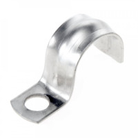 Скоба металлическая однолапковая СМО 19-20 отв. D 6,5 мм (100 шт)(PR08.3743) Скоба металлическая