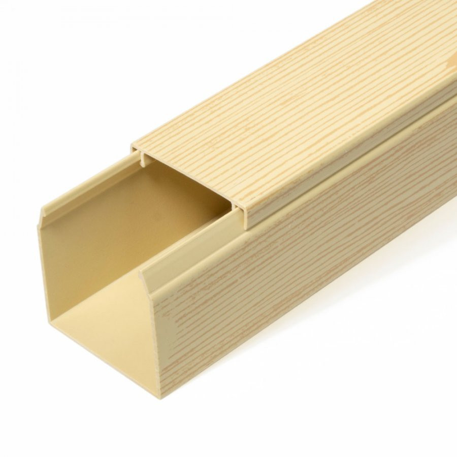 Короб 40х40 мм сосна (Промрукав) (PR03.0186) Кабель-канал с двойным замком