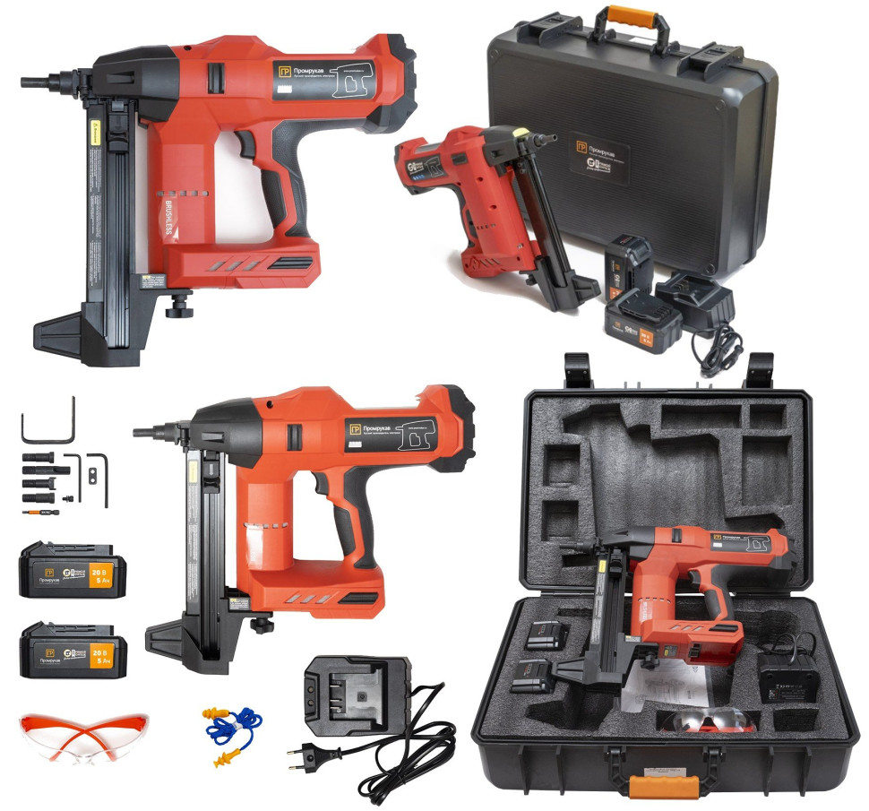 Аккумуляторный монтажный гвоздезабивной пистолет 100Дж 20В (PR08.17900) Аккумуляторный монтажный гвоздезабивной пистолет 100Дж 20В