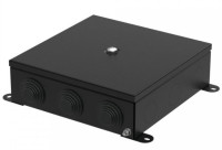 Коробка металлическая черная 200х200х65 (70-0390-9005) Коробка металлическая