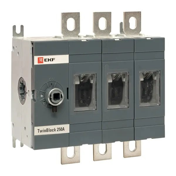 Рубильник 250A 3P без рукоятки управления TwinBlock (tb-s-250-3p) Рубильник