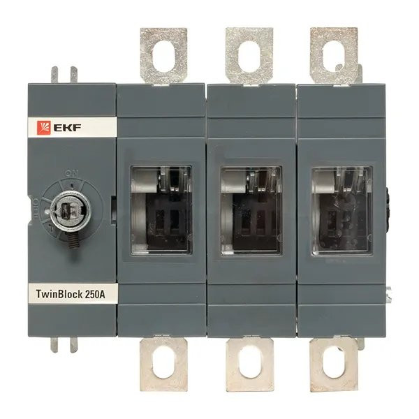 Рубильник 250A 3P без рукоятки управления TwinBlock (tb-s-250-3p) Рубильник