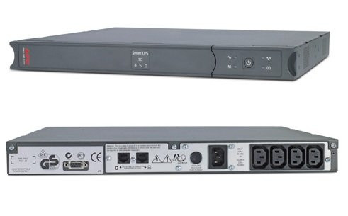 SC450RMI1U APC Smart-UPS SC 450 ВА Источник бесперебойного питания