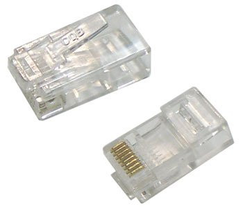 RJ-45 джек (8P8C) (100 шт) Разъем RJ-45