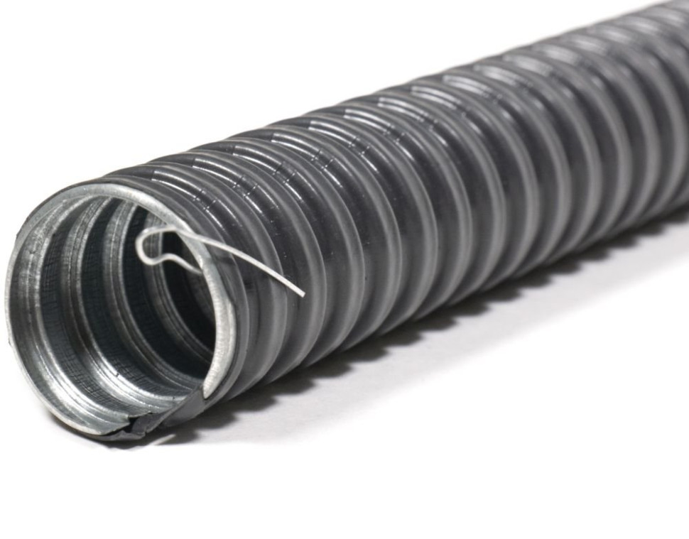Металлорукав в ПВХ изоляции МРПИ НГ морозостойкий 38 (zeta42337) Металлорукав в ПВХ изоляции