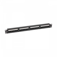 NTSS-PP-1U-24-UTP-RJ45-5E-D 19" 1U 24xRJ45 кат.5E UTP Патч-панель 19"
