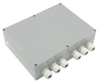 Барьер-КР84 (84 цепи) Коробка распределительная с гермовводами и колодками для разделки объектовых кабелей