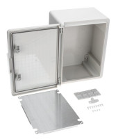 Корпус пластиковый ЩМПп с монтажной панелью 350х250х150мм, АБС, УХЛ1, IP65 REXANT (11-0401) Корпус пластиковый с монтажной платой